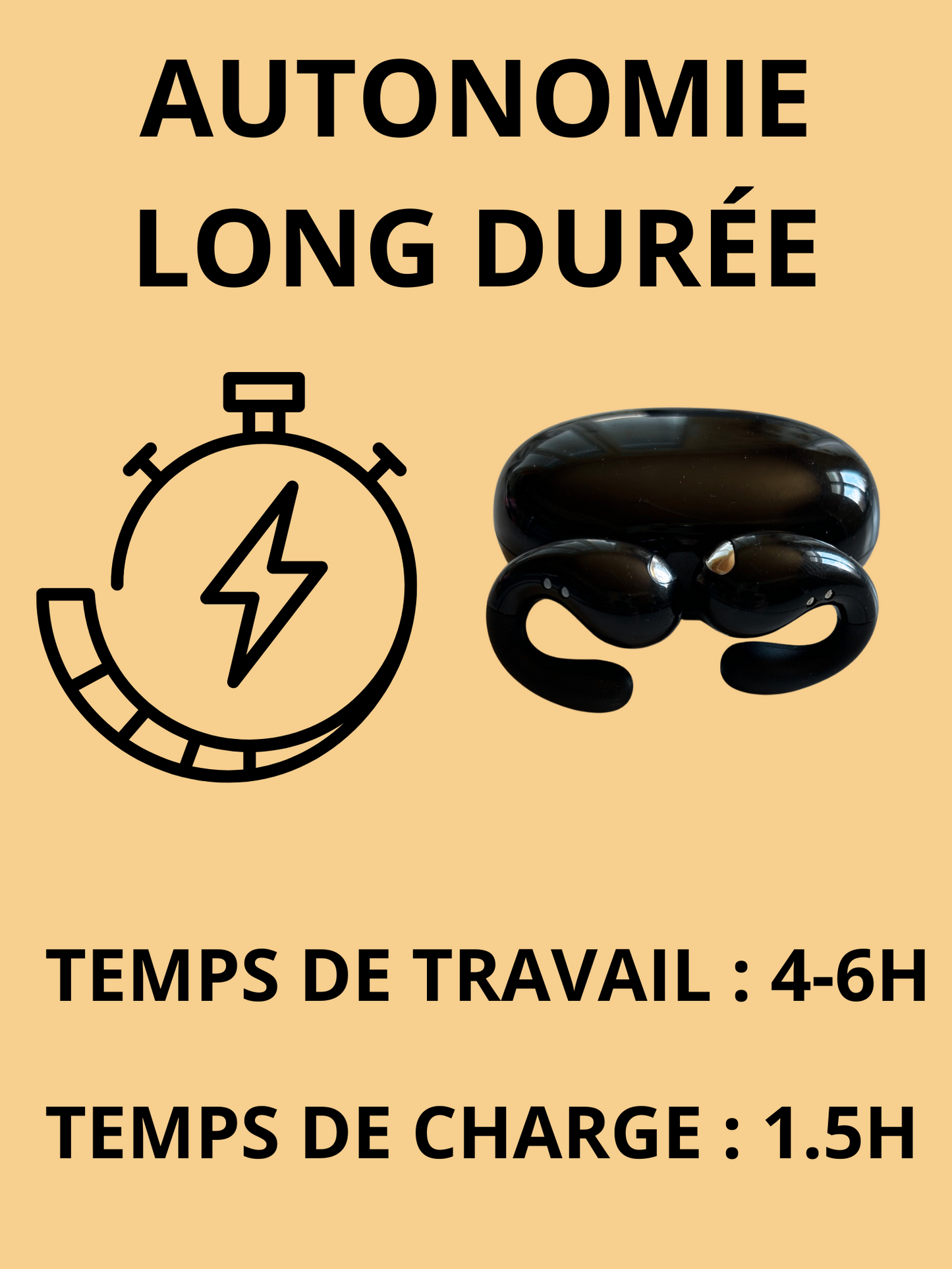 MOBILIXSHOP - Ecouteur à clip sans fil